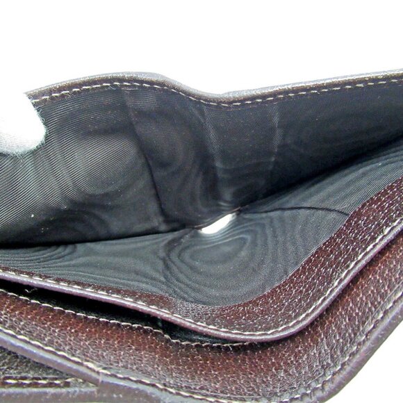 GUCCI W Hook Wallet GG Pattern Beige Canvas ?~ Leather Authentic Used G1469 - Picture 5 of 7